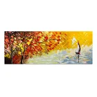 European style landscapes handmade oil painting reproduction from china with frames