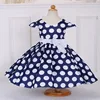 Summer Baby Girls Dress Polka Dots Fashion Bow New Toddler Infant Girls Dresses Casual A-line Kids Clothes Y11640