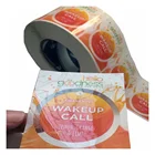 High quality full color bar code printing food label sticker, self adhesive food package label printed with best price