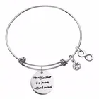 Loftily Jewelry Stainless Steel Adjustable friendship Bangles Infinity Charm Bracelets For Women friend