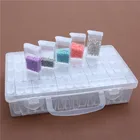 Hig clear 64 Slot Diamond Painting Storage Case Tool Diamond PP Painting Bag