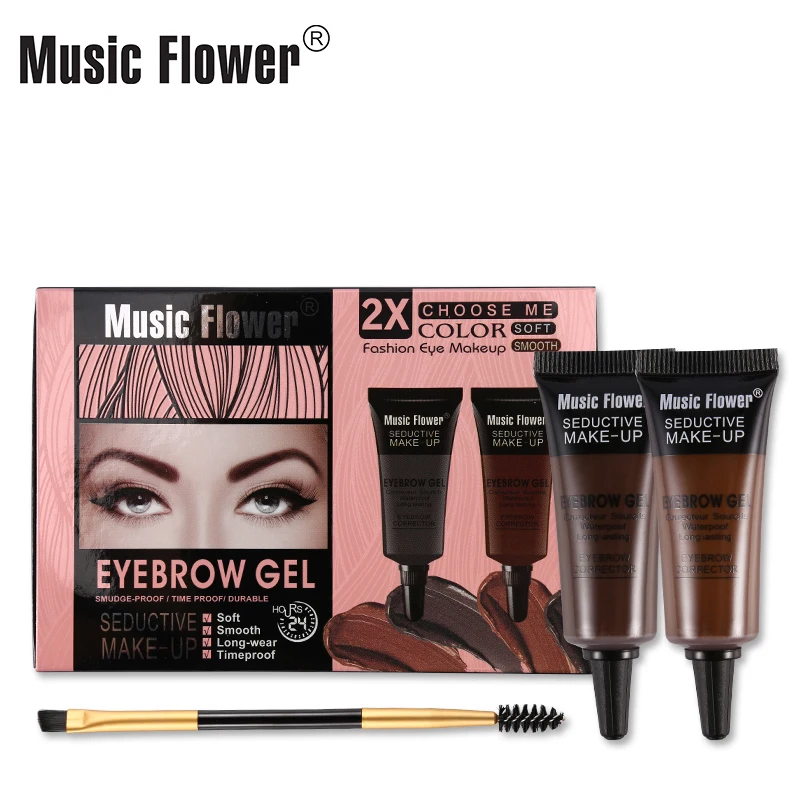 Genuine Music Flower Soft Smooth Waterproof Longwear Texture Eye Brow With Brush Women Cosmetics 2 color Eyebrow Dye Tint Gel
Genuine Music Flower Soft Smooth Waterproof Longwear Texture Eye Brow With Brush Women Cosmetics 2 color Eyebrow Dye Tint Gel