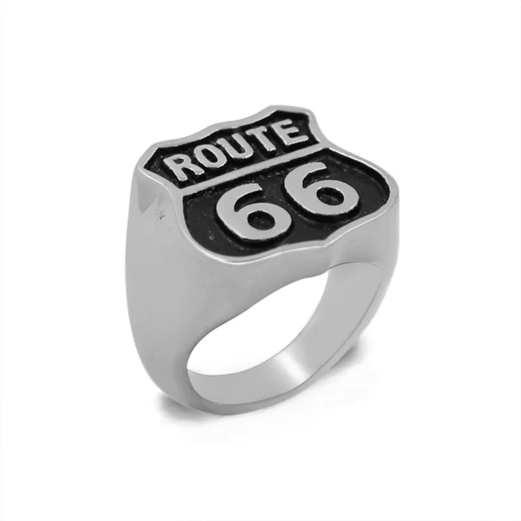 2020 Fashion Trendy Popular Silver Number Stainless Steel Classic Railway Men's Route 66 Road Jewelry Titanium Finger Ring, Vintage silver
2020 Fashion Trendy Popular Silver Number Stainless Steel Classic Railway Men's Route 66 Road Jewelry Titanium Finger Ring, Vintage silver