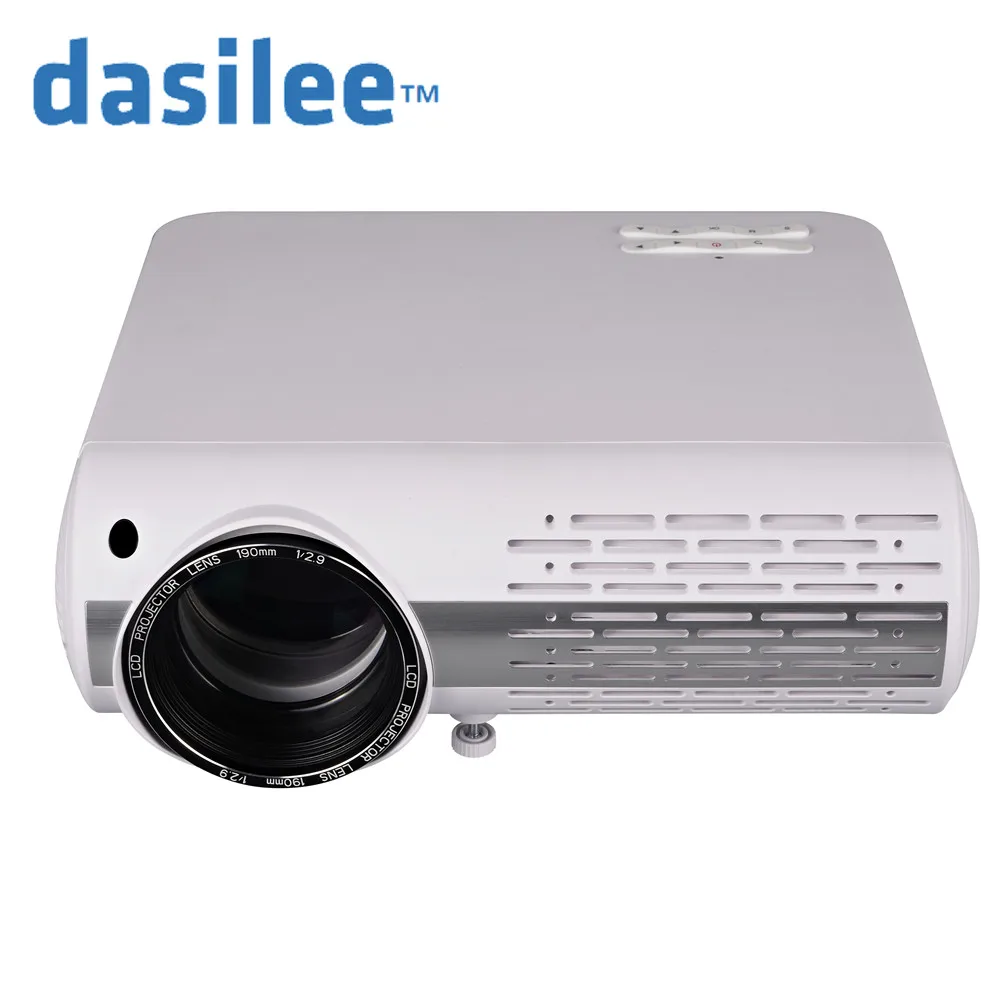 

Dasilee native 1080P projector HD full 1920*1080 high lumen daylight holographic proyector, Black&white