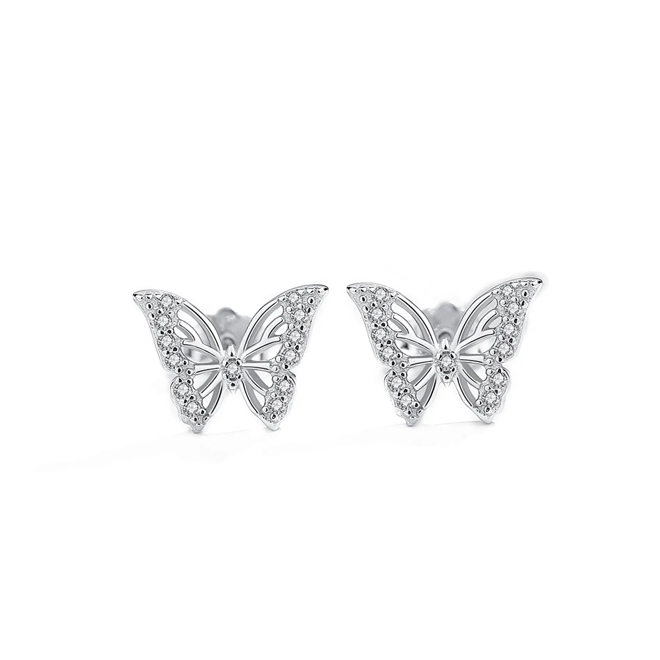 Wholesale Manufacturer 925 Sterling Silver Earrings Beautiful Butterfly Earring for Fashion Women Wearing
Wholesale Manufacturer 925 Sterling Silver Earrings Beautiful Butterfly Earring for Fashion Women Wearing