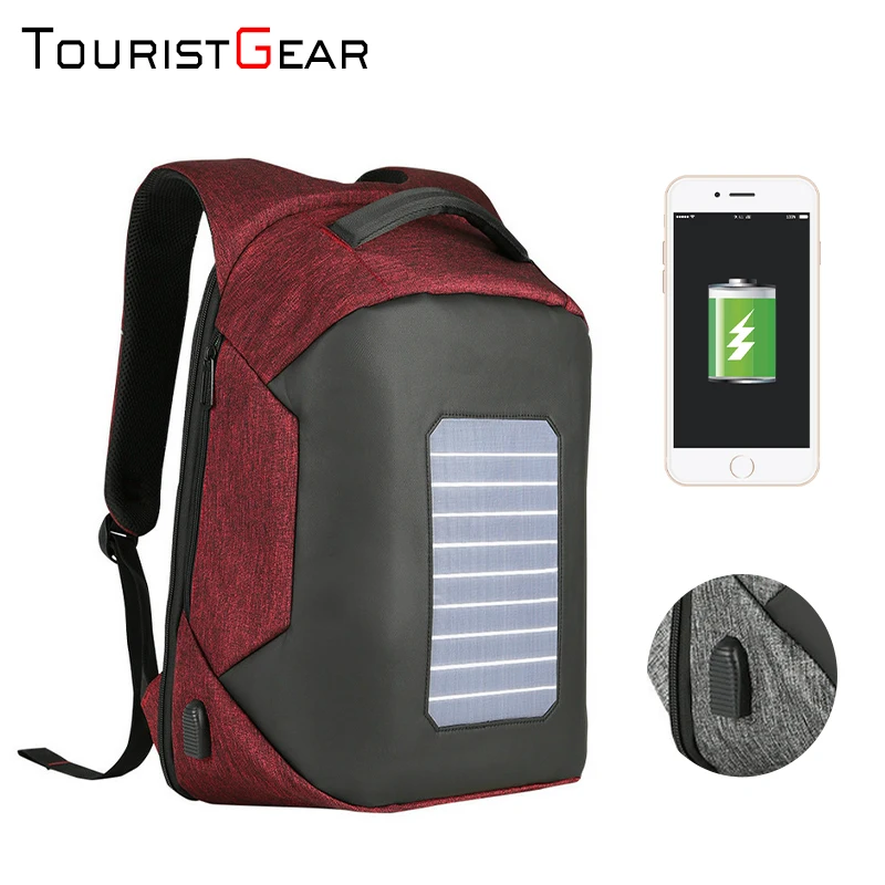 2020 New Solar Backpack Lightweight Top Power Backpack USB Port Solar Travel Bag Backpack, Red
2020 New Solar Backpack Lightweight Top Power Backpack USB Port Solar Travel Bag Backpack, Red