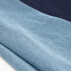 Cotton Knit Cotton Poly Knit Denim Stretch Fabric India Hot Sale 260/300/350/380gsm