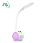 2019 Wholesaler bluetooth audio led protect eye desk lamp,dimmable flexible led rgb night light for kids