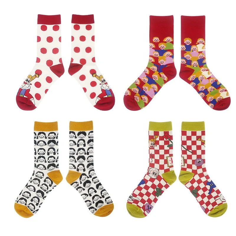 Wholesale Japanese girl socks dots pattern cartoon cute tube socks colored socks women, As picture
Wholesale Japanese girl socks dots pattern cartoon cute tube socks colored socks women, As picture