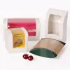 cheap cake boxes with clear window,customized design paper gift box,Food grade cup cake paper box