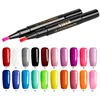 Wholesale Multi-Color 3 in 1 Soak off One step UV Gel Nail Polish Pen, Nail Art UV/LED Gel Nail Polish Pen