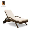 High Temperature Resistance Outdoor Pool Bed Beach Beds Rattan Lounge