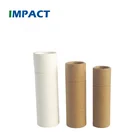 Empty wholesale paper cardboard push up paper tube for lip balm/deodorant tubes