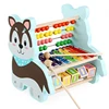 Baby Instrument Educational Toys Husky Preschool Computing Rack Beads Puppy Wooden Xylophone Musical Toy