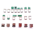 USB WIRE SOLDER CONNECTOR USB 3.1 C TYPE USB TYPE C CONNECTOR ANGLE WITH PCB TYPE
