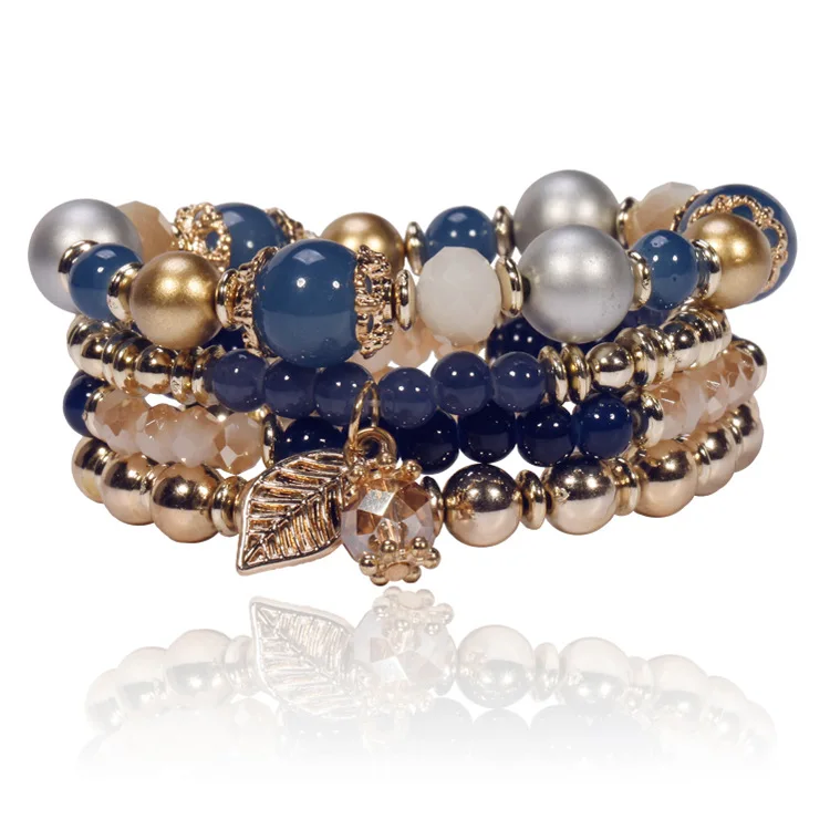 2019 Fashion Women Jewelry Pearl Multi-layer Beaded Leaf Bracelet Wholesale, Multi-colors
2019 Fashion Women Jewelry Pearl Multi-layer Beaded Leaf Bracelet Wholesale, Multi-colors