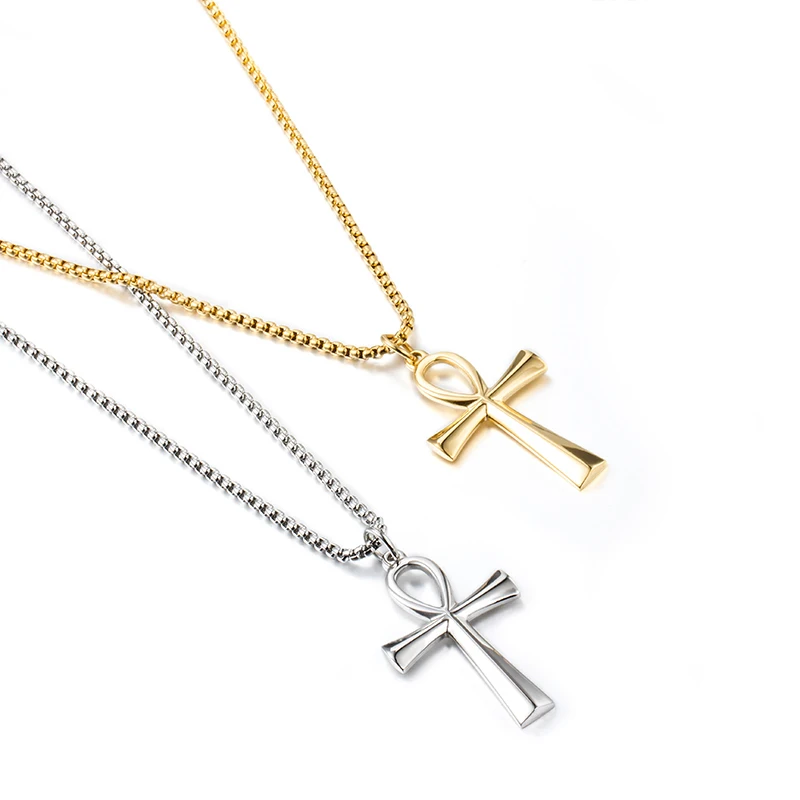Craft Wolf African Stainless Steel Personalized Cross Necklace, Gold, steel
Craft Wolf African Stainless Steel Personalized Cross Necklace, Gold, steel