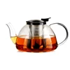 Wholesale Glass Tea Pot, Reusable Borosilicate Glass Water Tea Kettle, Heat Resistant Tea Set With Tea Infuser For Gift 1000ML
