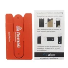Factory price custom silicone credit card holder printed your logo card holder for sell phone