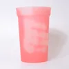 Personalized Plastic Stadium Mood Color Changing Drinking Cups for Graduation Parties
