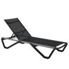 Modern Comfortable and Luxurious Stacking Batyline Mesh Aluminum Chaise Sun Lounger