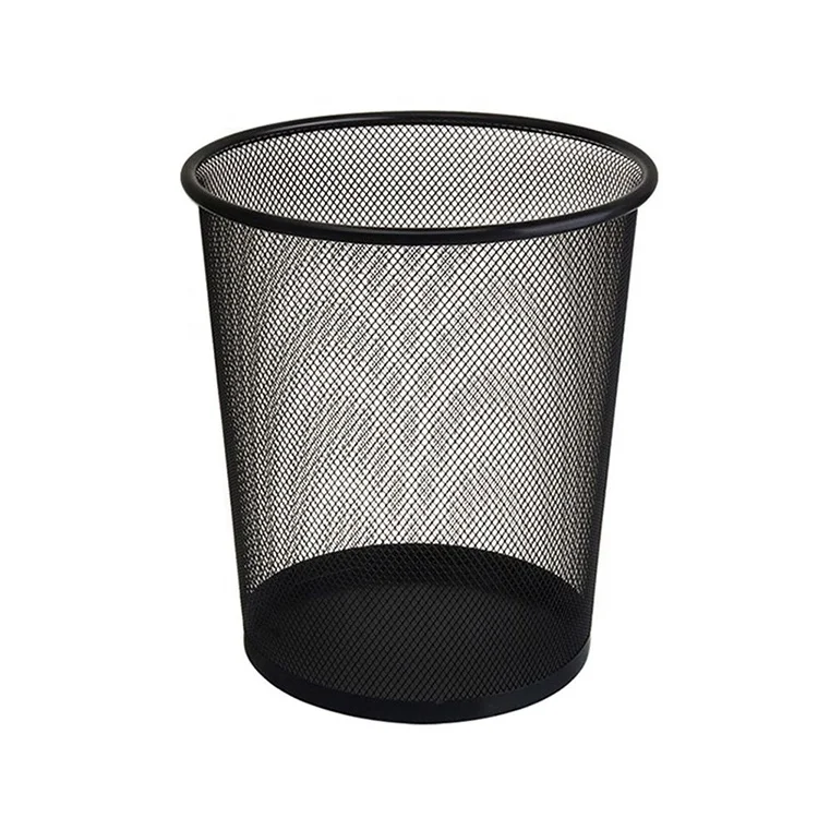 Hotel room container price desktop custom design wire metal mesh stainless steel home supply kitchen food waste bin, Black
Hotel room container price desktop custom design wire metal mesh stainless steel home supply kitchen food waste bin, Black