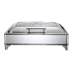 9L chafing dish rectangular chafing dish with glass lid