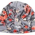 Fashion hot selling baby Headwear rabbit ear big bowcross knot Multiple styles printing Baby child hat