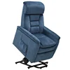 Luxury fabric power lift chair, electric recliner sofa