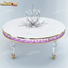Clear Wedding Table Wedding Event Table Clear Acrylic Legs Round Wedding Led Table For Event