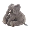 Luxury pink plush toy elephant pillow customized wholesale baby pillow soft as 60cm plush stuffed material elephant plush toys