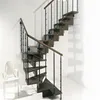 newly design industry have the upper hand steel staircase with U channel railing