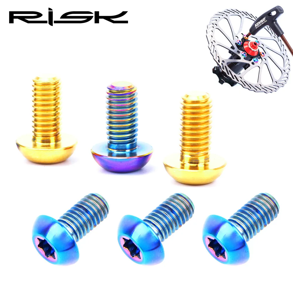 12pcs/set M5x10mm Torx Round Head T25 Titanium Alloy TC4 Disc Brake Rotor Fixing Bolts For Mountain Road Bike Bicycle
12pcs/set M5x10mm Torx Round Head T25 Titanium Alloy TC4 Disc Brake Rotor Fixing Bolts For Mountain Road Bike Bicycle