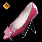 Clear Acrylic Shoe Store Sandal Display Stands Rack Holder Stands