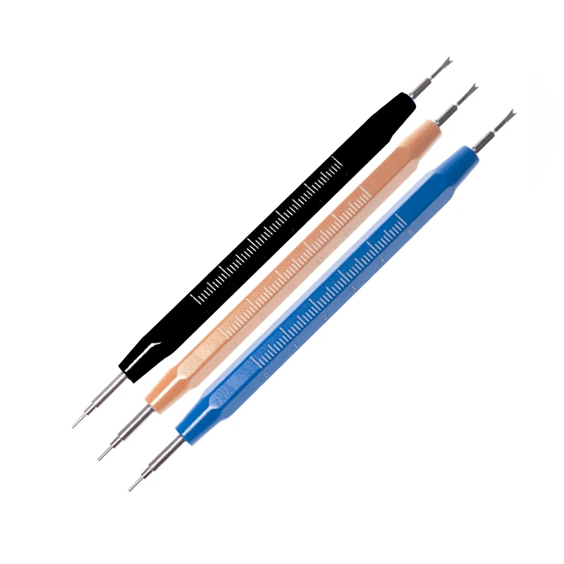 Spring Bar Tool with scale- for Watch Pin Removal and Band Replacement, Black, blue, gold
Spring Bar Tool with scale- for Watch Pin Removal and Band Replacement, Black, blue, gold