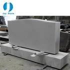 Cheap Price Grave Flat White Cemetery Headstone