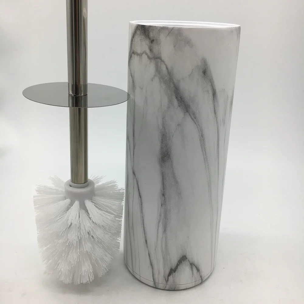 High White Marble Resin Bathroom Toilet Brush Holder, As picture showed or customized color
High White Marble Resin Bathroom Toilet Brush Holder, As picture showed or customized color