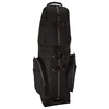 Custom Black Nylon Folding Travel Golf Bag With Wheels