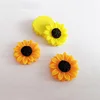 orange yellow sunflower design resin flat back cabochons for decoration