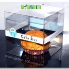 High Transparent Food Grade PET Plastic Cake Box