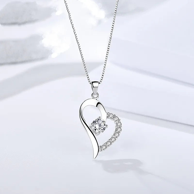 hotsale classic design women jewelry silver heart pendant, Purple and white
hotsale classic design women jewelry silver heart pendant, Purple and white