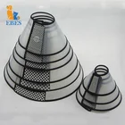 Wholesale teepee anti-bite adjustable reflective safety pet cat dog neck recovery protective elizabethan collar for pet