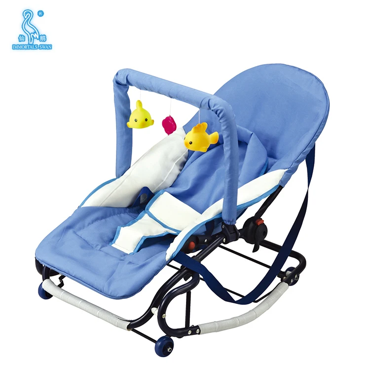 Safety Design Small Portable Foldable Iron Frame Baby Crib With