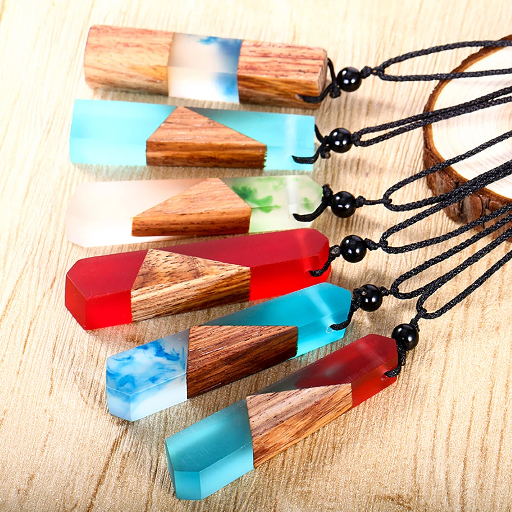 Hot Selling Gift Wholesale Custom Vintage Splicing Unisex Woven Rope Chain Pendant Jewelry Resin Wood Necklace Women
Hot Selling Gift Wholesale Custom Vintage Splicing Unisex Woven Rope Chain Pendant Jewelry Resin Wood Necklace Women