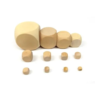 All Size Cubic Natural Wood Dice Blank DIY Beads D6 Game Dice for Kids DIY Decorating Games Craft
All Size Cubic Natural Wood Dice Blank DIY Beads D6 Game Dice for Kids DIY Decorating Games Craft