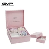 New style wholesale fancy foldable rose flower jewelry ring box for gifts wedding