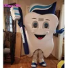 Soft plush custom made tooth mascot costumes unisex adult tooth mascot