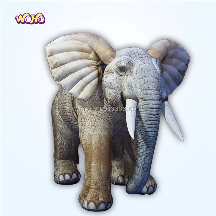 Gonflable géant couleur Argile sculpture éléphant gonflable Géant de bande dessinée Éléphant Et Animaux Gonflables Éléphant dans la publicité