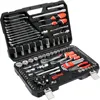 YATO INDUSTRIAL 126 Pcs Hand Tools Socket Set Open End Wrench Tool Set