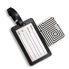Personalized Custom Shaped Soft Rubber Hotel Luggage Silicon PVC Baggage Tags With ID Paper Card